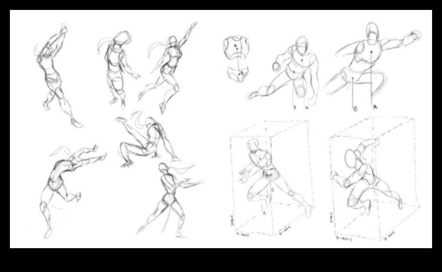 أساسيات الرسوم الكاريكاتورية: استكشاف تقنيات الرسومات الديناميكية