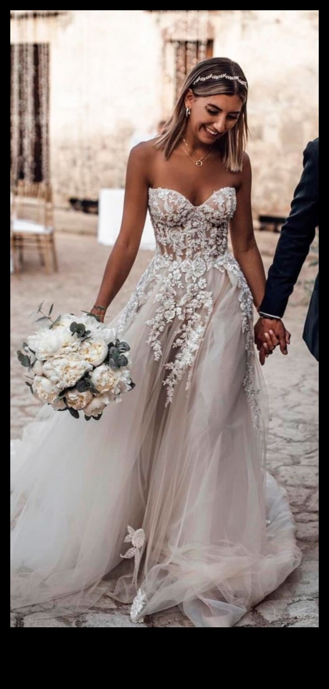 الصفاء الروحي: نعيم فستان الزفاف البوهيمي