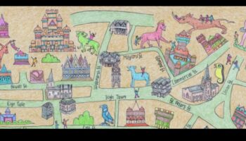 أبرز معالم الواجهة الرئيسية: خريطة كنز مناطق الجذب المحلية