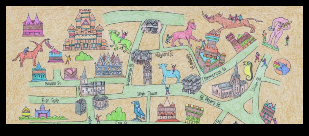 أبرز معالم الواجهة الرئيسية: خريطة كنز مناطق الجذب المحلية