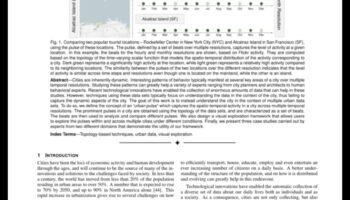 المدينة في الحركة: التقاط تدفق وإيقاع الأنشطة الحضرية