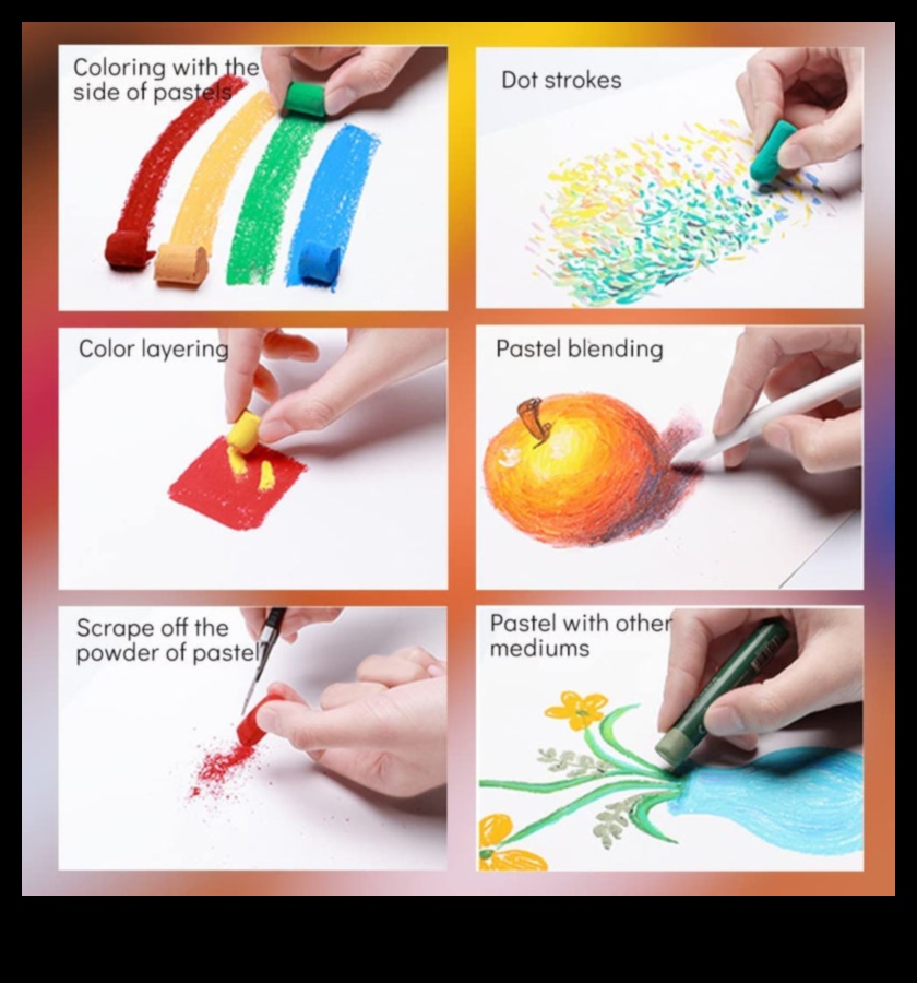 الصياغة باستخدام ألوان الباستيل الطباشيرية: تحقيق رسومات جريئة ومحكم