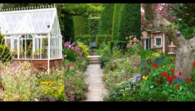 أناقة الكوخ: حدائق مزهرة ذات جمال دائم