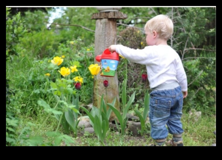 تألق زهر: جمال التعليم في الحديقة