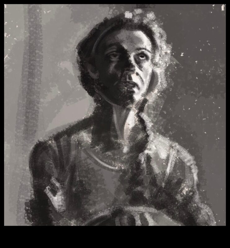 قماش الفحم: صياغة مشاهد معقدة باللونين الأسود والأبيض