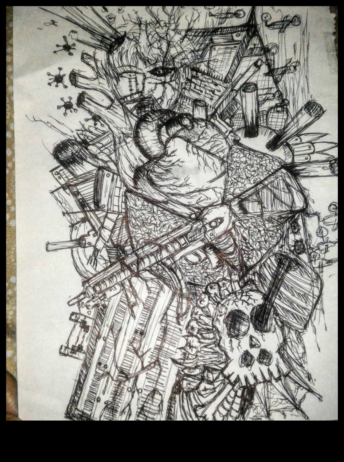 فن العبث: إطلاق العنان للإبداع باستخدام القلم والحبر