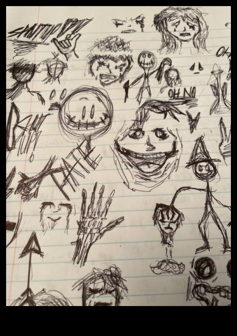 فن العبث: إطلاق العنان للإبداع باستخدام القلم والحبر