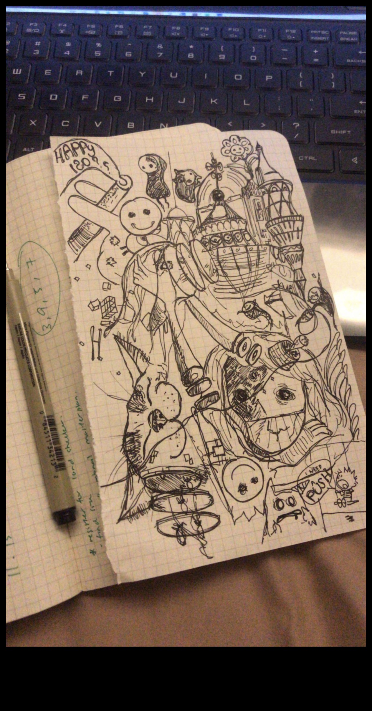 فن العبث: إطلاق العنان للإبداع باستخدام القلم والحبر