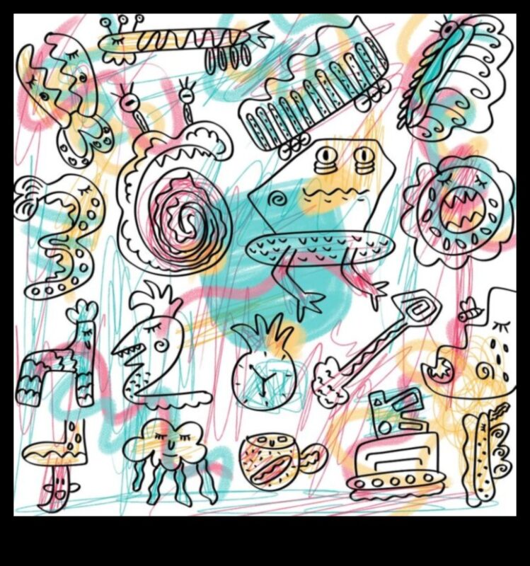 فن العبث: إطلاق العنان للإبداع باستخدام القلم والحبر