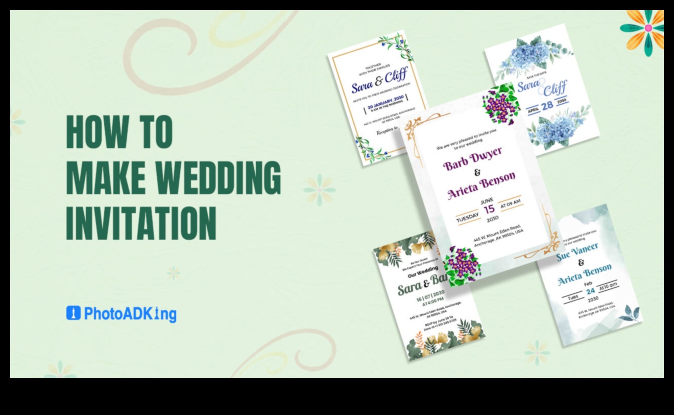 الأناقة الورقية: اصنع دعواتك المثالية