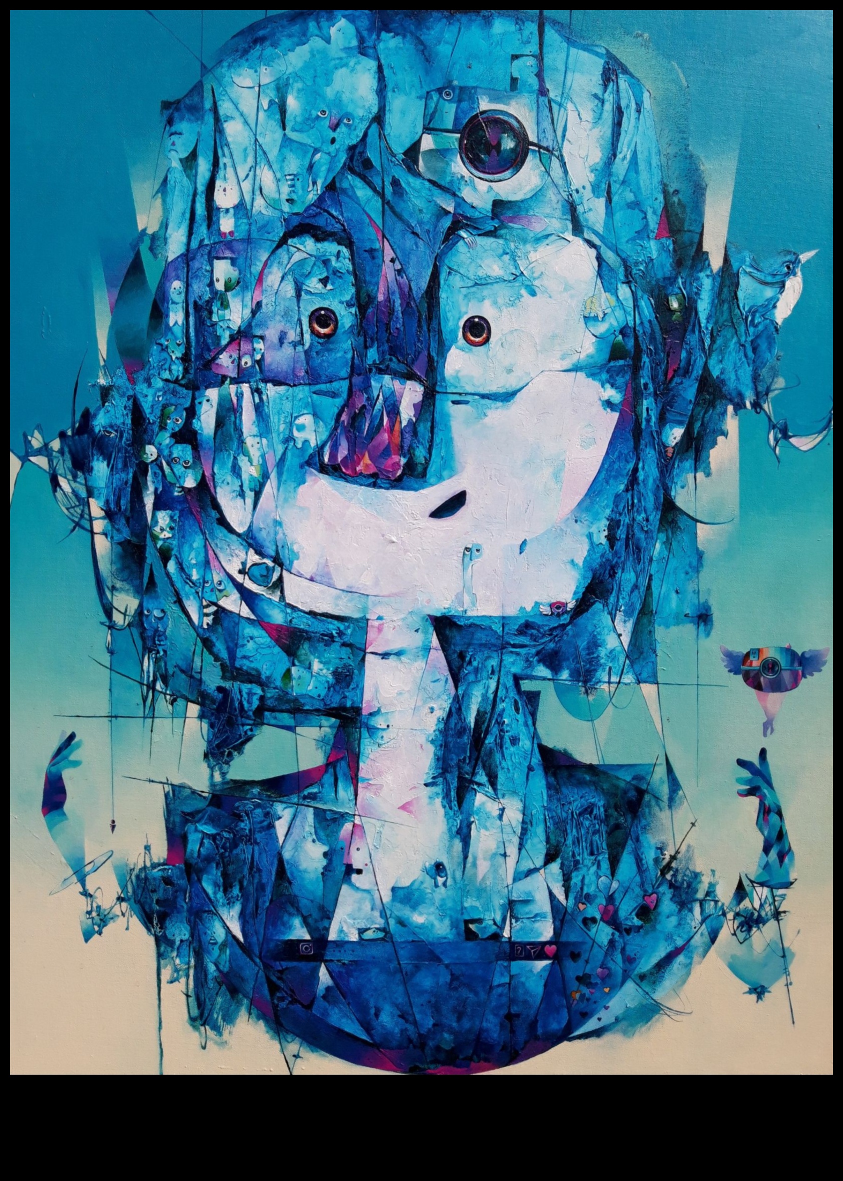 التأثيرات السريالية: عدم وضوح الواقع في الرسومات المجردة